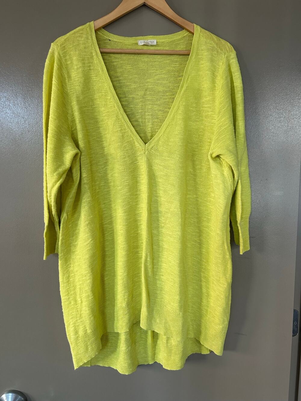 Eileen Fisher Sweater OrganicLinen cotton coastal beach resort casualluxuryTunic